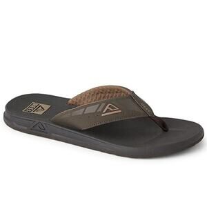 Reef Men      Brown and Black Flip Flop Sandals